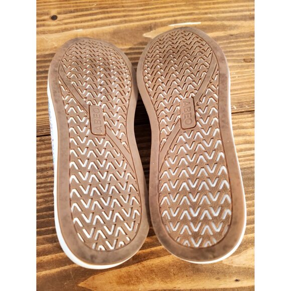 ABEO Womens Floral Slip-On Shoes Size 6 Multicolor Canvas Comfort Sneakers - Picture 7 of 7